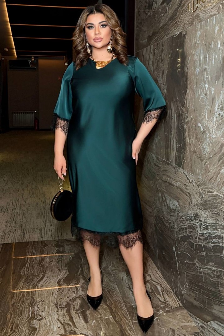 Шелковое платье BEL-6077A18