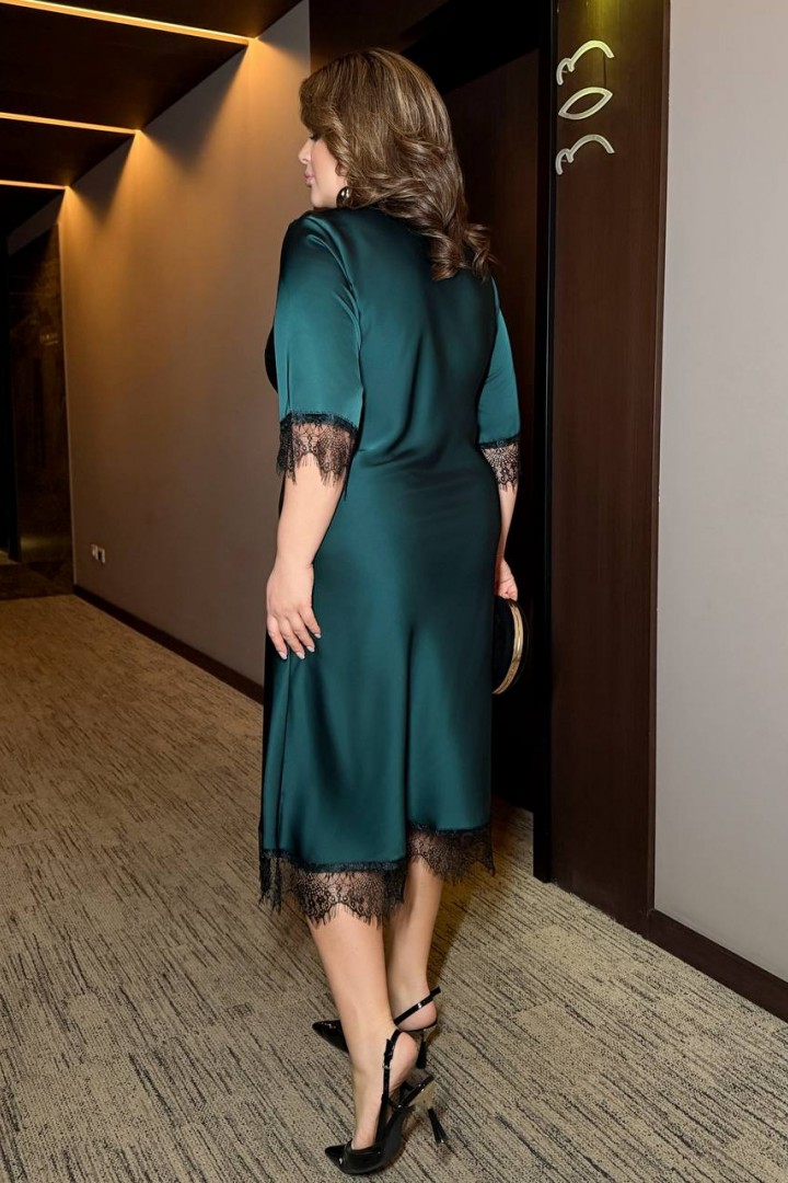 Шелковое платье BEL-6077A18