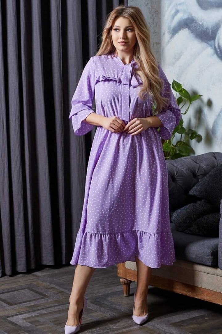 Легкое платье миди PRAT-2245A450