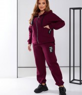 Костюм спортивный женский на флисе  SD-056A700