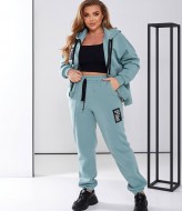 Костюм спортивный женский на флисе  SD-056A700