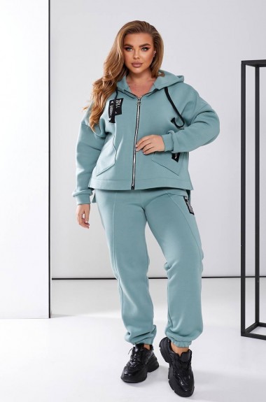 Костюм спортивный женский на флисе  SD-056A700