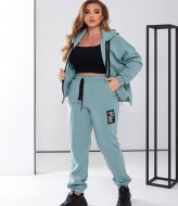 Костюм спортивный женский на флисе  SD-056A700