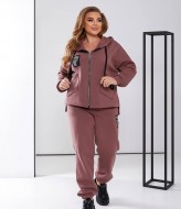 Костюм спортивный женский на флисе  SD-056A700