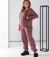 Костюм спортивный женский на флисе  SD-056A700