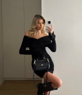 Платье из ангоры HON-273A620