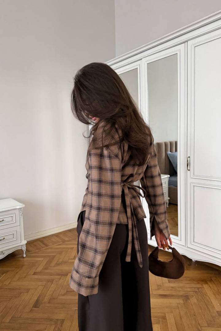 Асимметричная рубашка HON-322A590