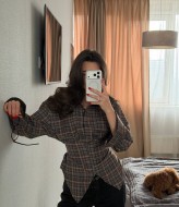 Асимметричная рубашка HON-322A590