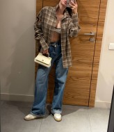 Клетчатая рубашка HON-800A590