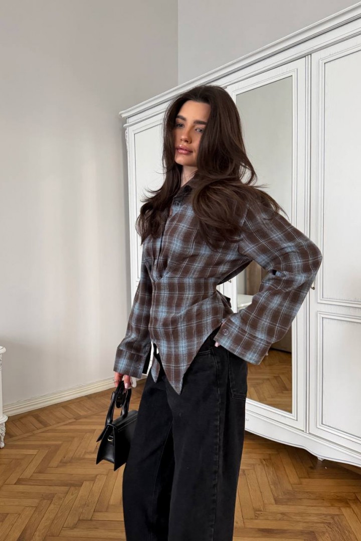 Асимметричная рубашка HON-322A590