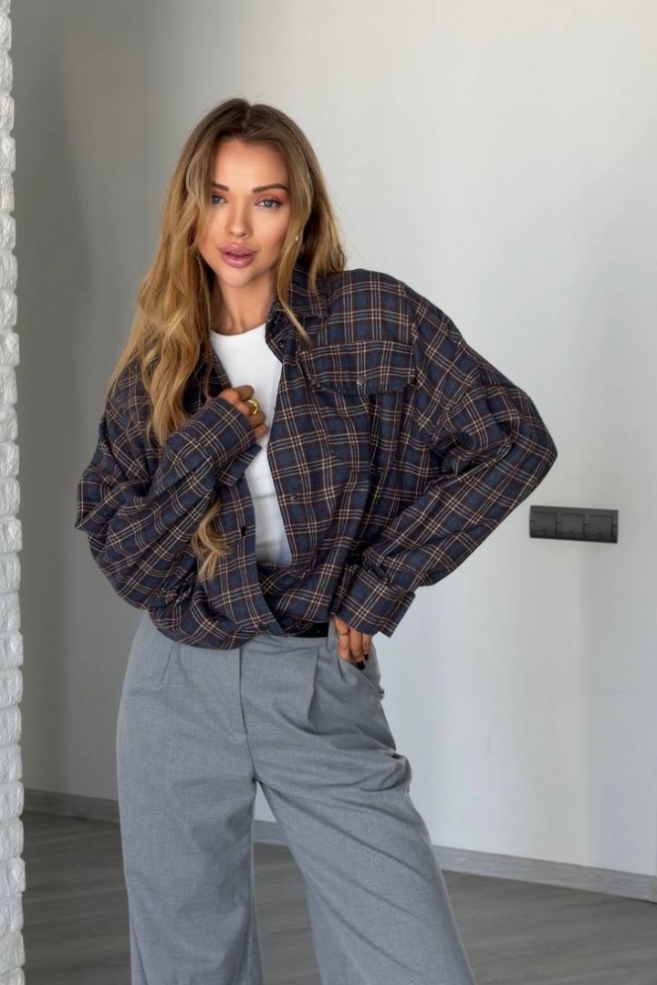 Сорочка в клітку ATE-093A580