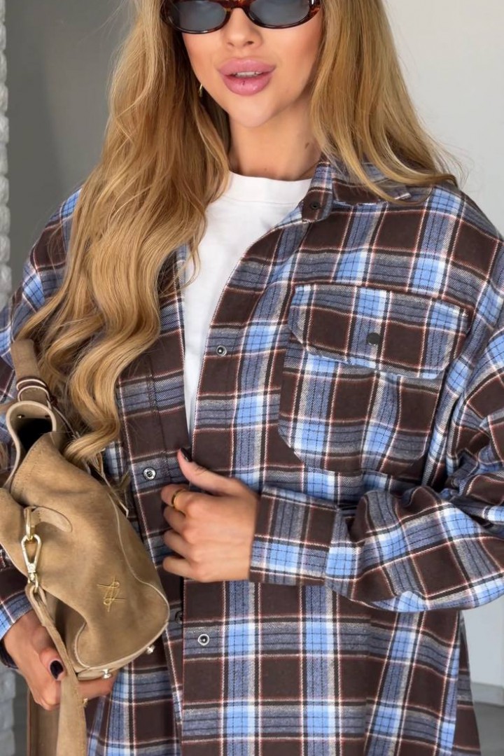 Сорочка в клітку ATE-093A580