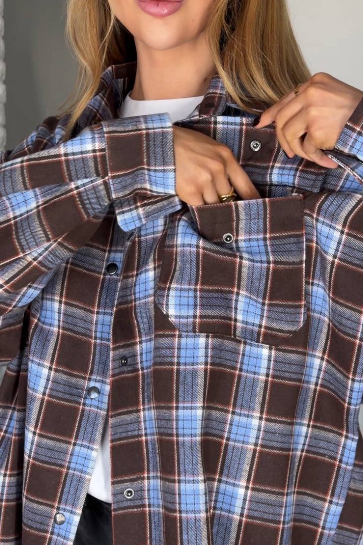 Сорочка в клітку ATE-093A580