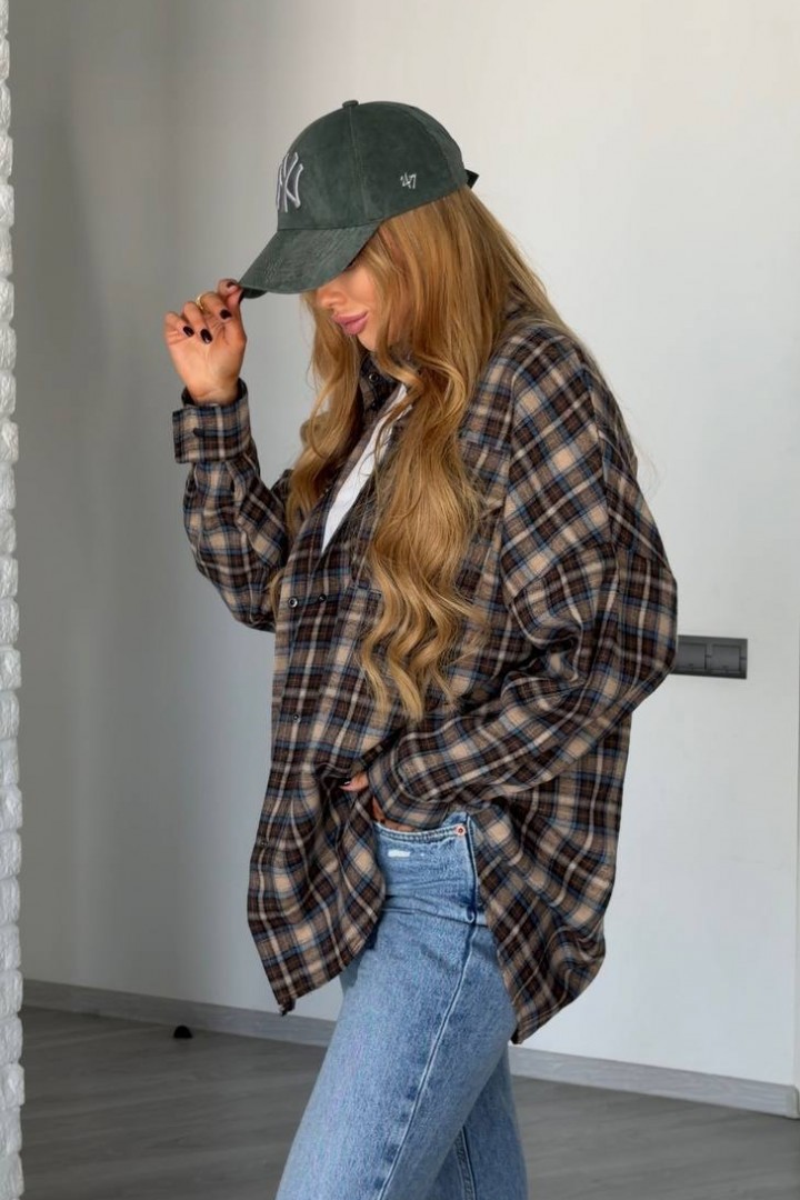 Сорочка в клітку ATE-093A580