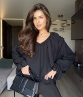 Блузка с воланами MIK-1643A265