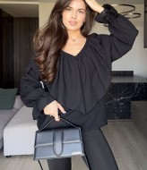 Блузка с воланами MIK-1643A265