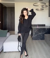 Блузка с воланами MIK-1643A265