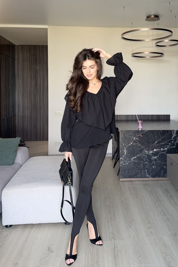 Блузка с воланами MIK-1643A265