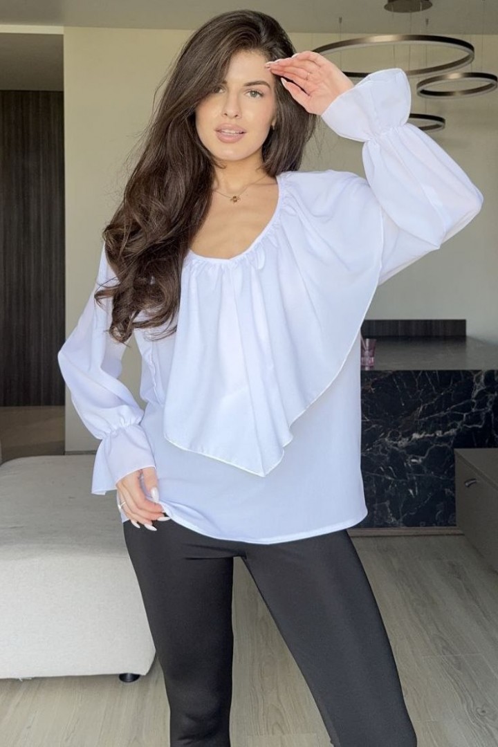 Блузка с воланами MIK-1643A265