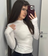 Лонгслив с вырезом для пальчиков MIK-5134A159