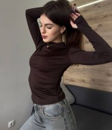 Лонгслив с вырезом для пальчиков MIK-5134A159