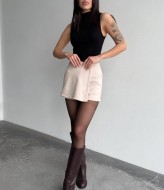 Замшевая юбка-шорты MIK-1702A310