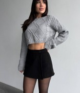 Замшевая юбка-шорты MIK-1702A310