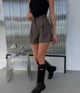 Шорты эко кожа MIK-1704A320