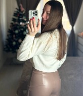 Юбка шорты кожа MIK-1696A360