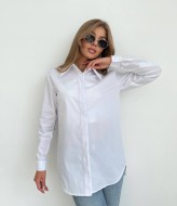 Стильная белая рубашка женская MIS-050A350