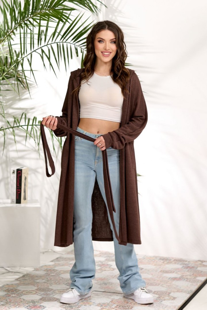 Кардиган з поясом LR-6275A680