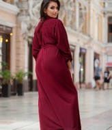 Довга сукня з поясом DG-d41643A550