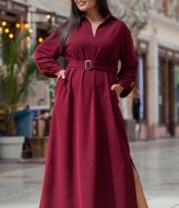 Довга сукня з поясом DG-d41643A550