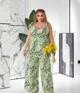 Летний костюм с широкими штанами EY-623A23B26