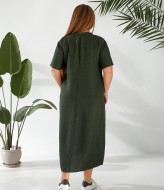 Летнее платье с разрезом на ноге NA-286A380