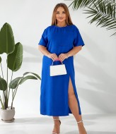 Летнее платье с разрезом на ноге NA-286A380