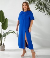 Летнее платье с разрезом на ноге NA-286A380