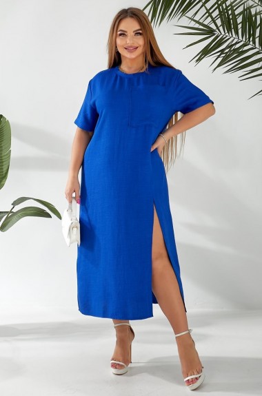 Летнее платье с разрезом на ноге NA-286A380 Летнее платье с разрезом на ноге NA-286A380