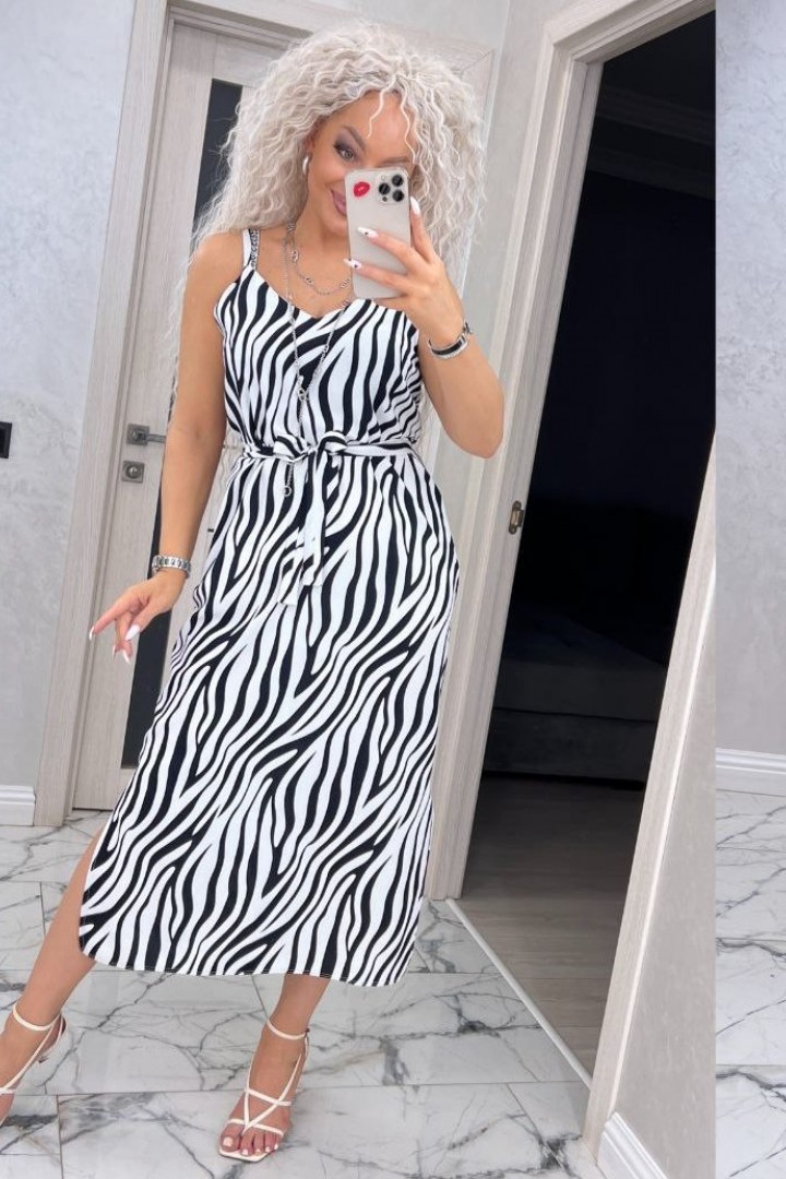 Комфортна сукня з принтом SABI-180426A350