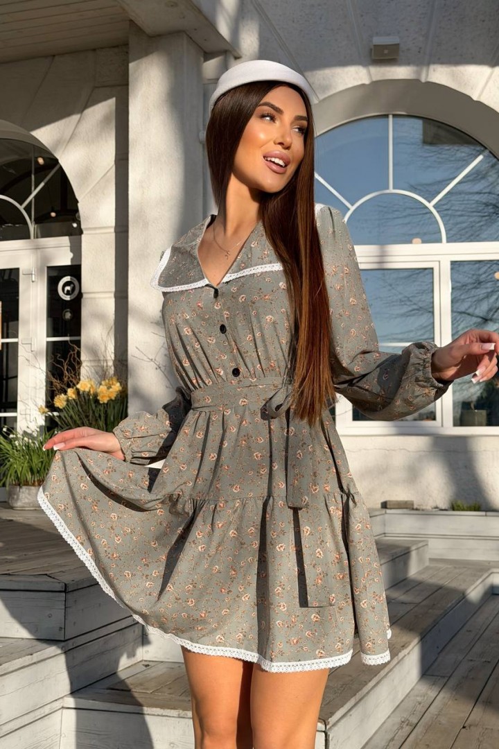 Чудова сукня з воланом TS-0442A480