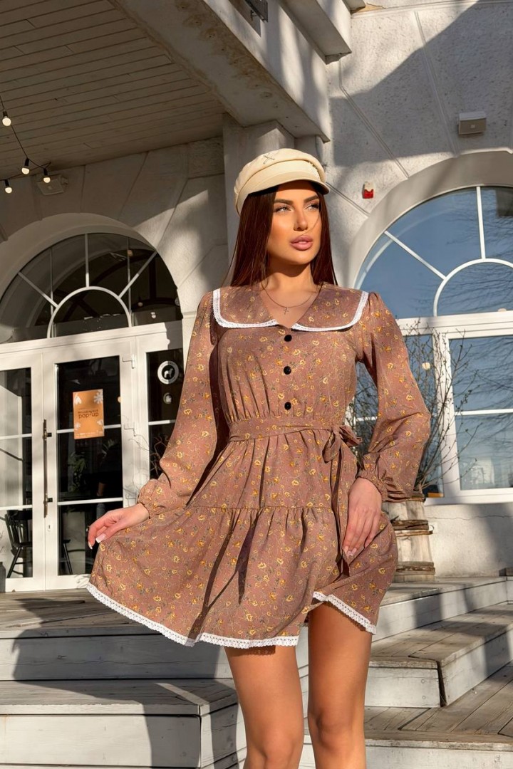 Чудова сукня з воланом TS-0442A480