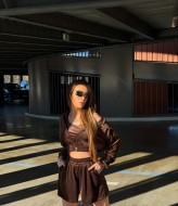 Велюровый костюм тройка TS-480A690