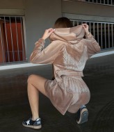 Велюровый костюм тройка TS-480A690