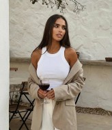 Короткая майка-топ ASP-5280A200