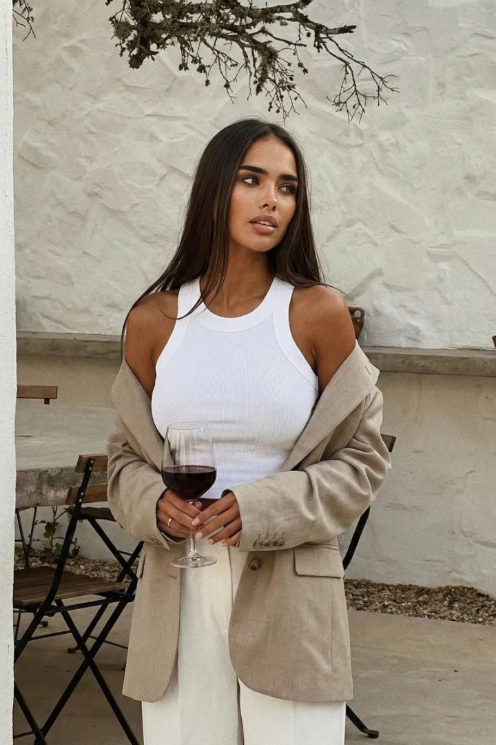 Короткая майка-топ ASP-5280A200