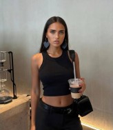 Короткая майка-топ ASP-5280A200