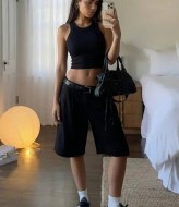 Короткая майка-топ ASP-5280A200