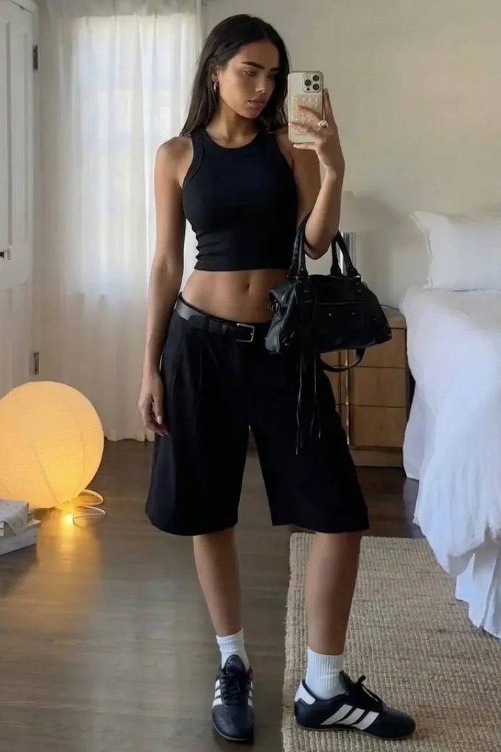 Короткая майка-топ ASP-5280A200