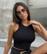 Короткая майка-топ ASP-5280A200