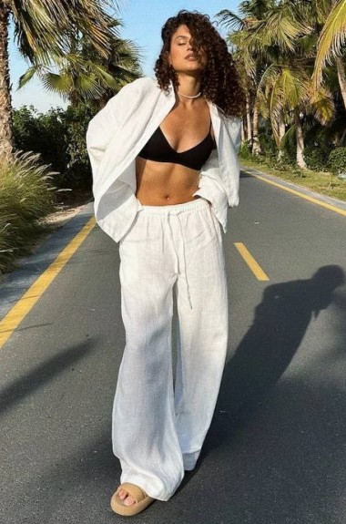 Костюм з льону KBE-0262A680